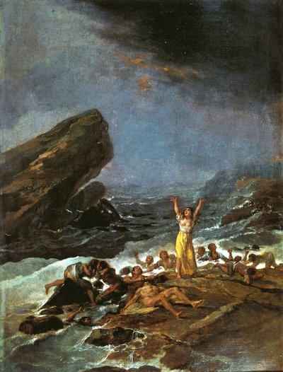 Shipwreck by Francisco de Goya